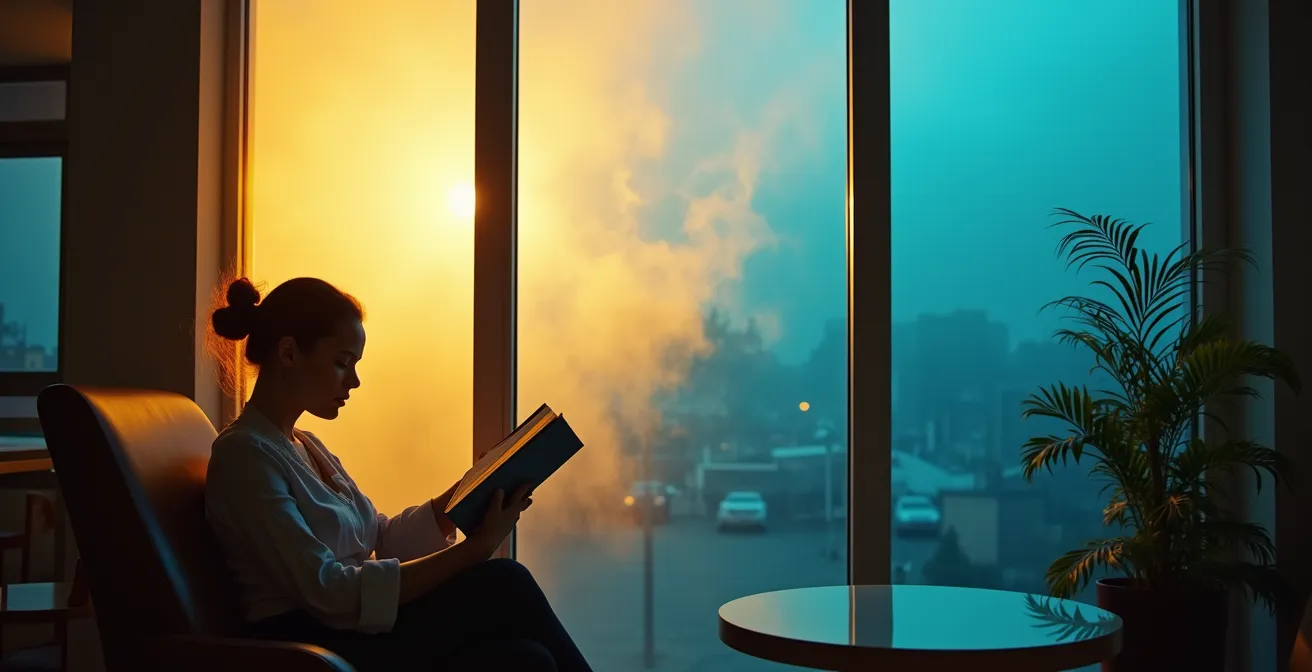 Indoor air-conditioned sanctuary during Darwin's peak heat hours